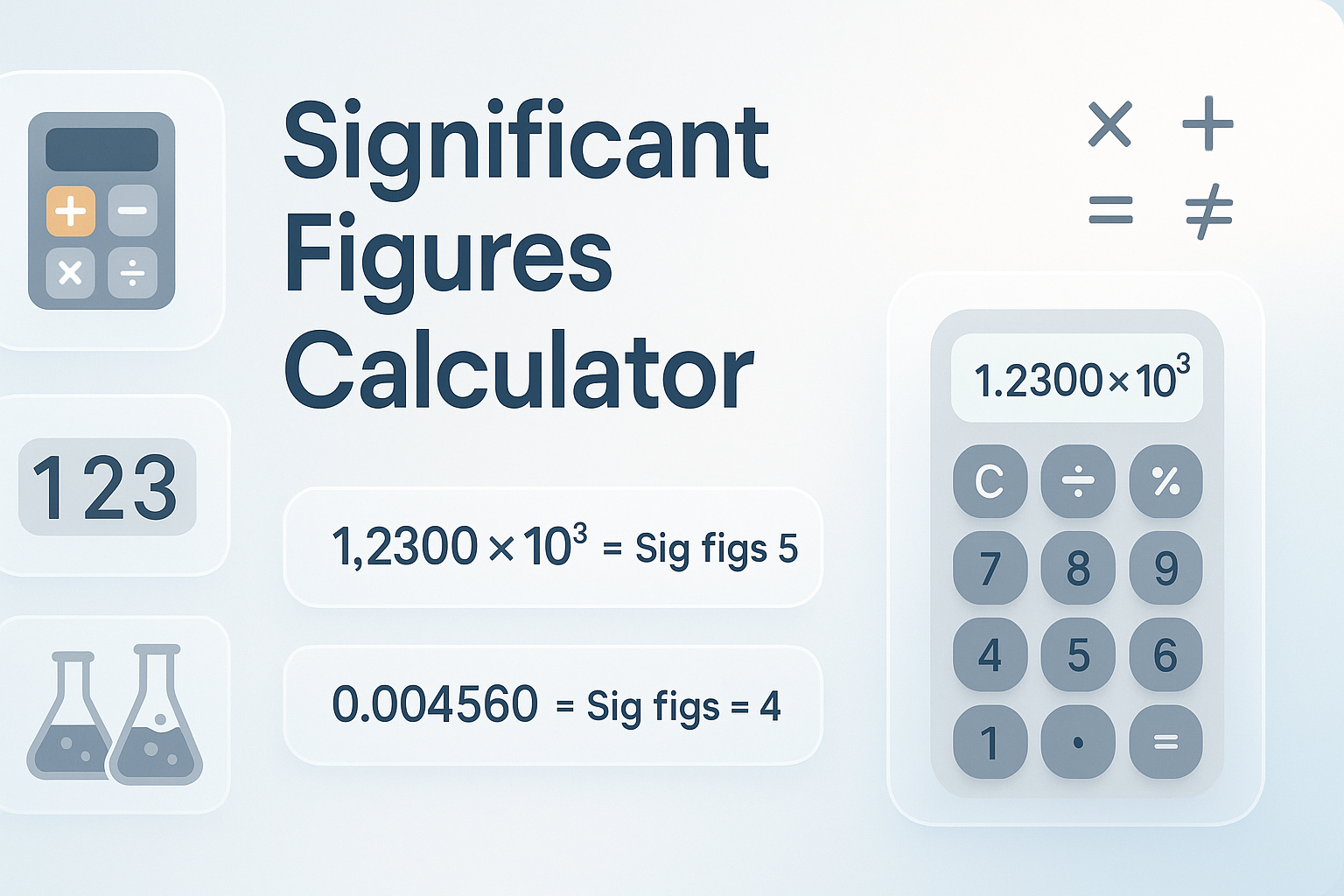 Sig fig calculator online tool for significant figures